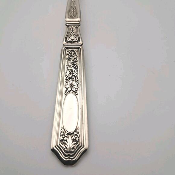 Gorham St. Dunstan Chased Sterling Silver Fork 7 1/8" Unused No-Mono Org. Sleeve - Picture 2 of 6